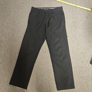 Haggar In Motion Golf Dress Suit Pants Slacks Mens 32x30 Black Preowned